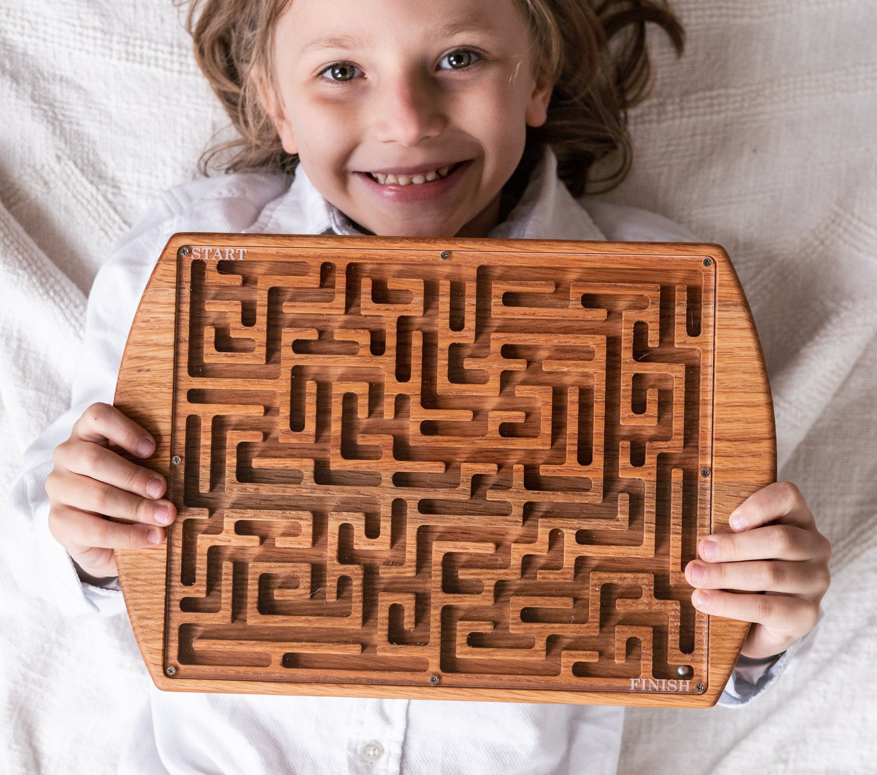 Marble Maze Games Customizable Gifts Handcrafted from Red Oak